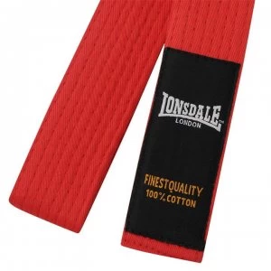 Lonsdale Martial Arts Belt - Red