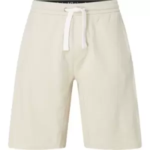 Calvin Klein Jeans Monologo Badge Waffle Hwk Short - Beige