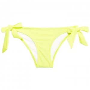 Jack Wills Harptree Bow Side Bikini Bottom - Yellow