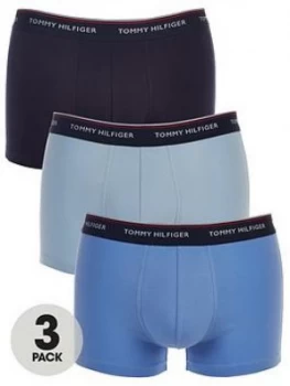 Tommy Hilfiger 3 Pack Trunk - Blue Size M Men