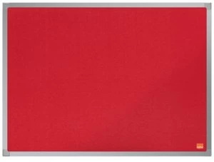 Nobo Essence Red Felt Notice Board 600x450mm