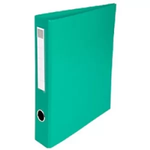 Exacompta Ringbinders PVC 4D Ring 40mm, S60mm, A4+, Green, Pack of 15