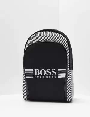 Hugo Boss Magnified Pixel Logo Backpack