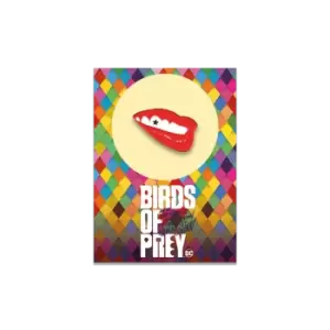 Harley Quinn Birds of Prey Collectable Pin Badge - Lips