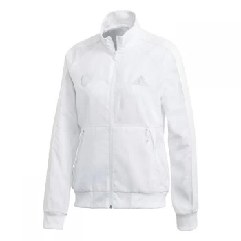 adidas Tennis Uniforia Jacket female - White / Reflective Silver / Da