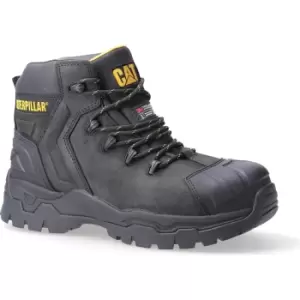 Caterpillar Mens Everett S3 Wp Safety Boot Black Size 7