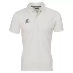 Shrey Performance Playing Shirt S/S Junior - White