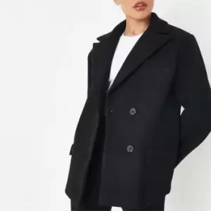 Missguided Petite Blazer Coat - Black