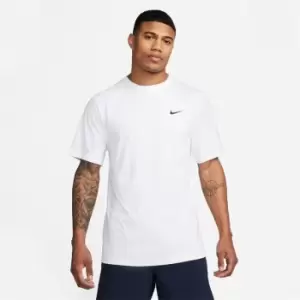 Nike Dri-FIT UV Hyverse Mens Short-Sleeve Fitness Top - White