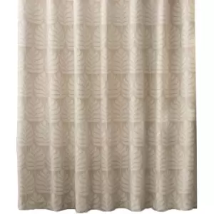 Paoletti Horto Eyelet Curtains (90in x 54in) (Natural) - Natural