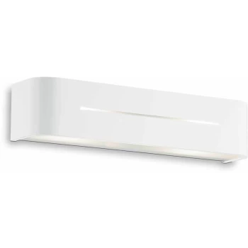 Ideal Lux Posta - 2 Light Indoor Small Wall Light White, E14