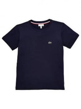 Lacoste Classic Boys Short Sleeve T-Shirt - Navy Blue