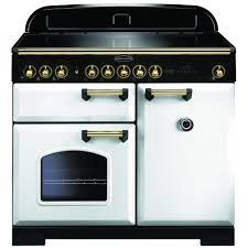 Rangemaster 114040 CDL100EIWH-B Classic Deluxe 100cm Induction Range Cooker White-B