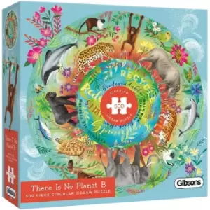 There is No Planet B Circular Jigsaw - 500 Pieces