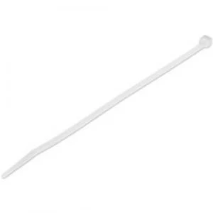 StarTech.com 100 Pack 8 White Cable Ties