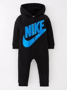 Nike Metallic Hbr Gifting Coverall - Black, Size 18 Months, Women