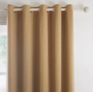 Indiana Yellow Eyelet Curtains Yellow