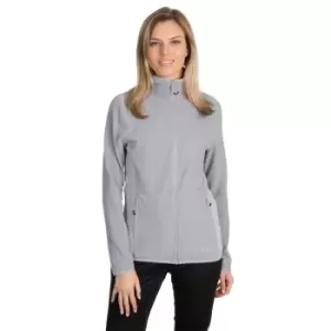 Womens Trespass Kelsey DLX Fleece (XXS) (Platinum)