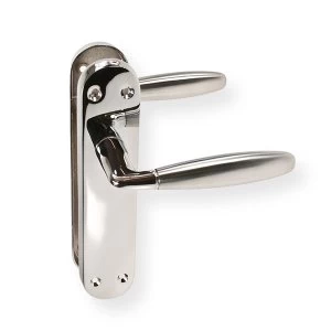 LocksOnline Stylo Door Handle Set on Backplate