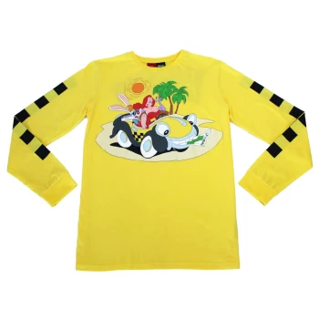 Cakeworthy Roger Rabbit Benny The Cab LS T-Shirt - XXXL