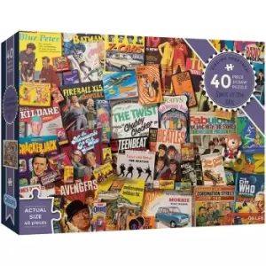 Spirit of the 60s Jigsaw Puzzle - 40 Pieces