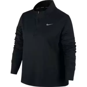 Nike Dri Fit Element Half Zip Top Ladies - Black