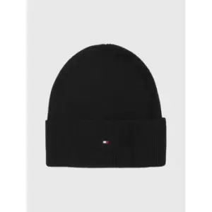 Tommy Hilfiger Essential Flag Beanie - Black