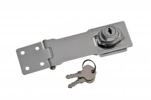 Wickes Locking Gate Hasp - Galvanised 115mm