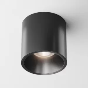 Maytoni Alfa LED Surface Mounted Downlight Black, 900lm, 4000K