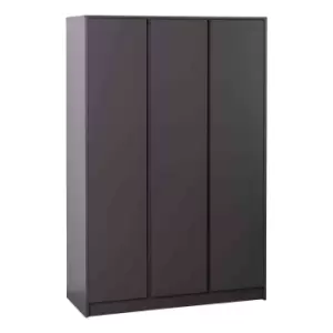 Seconique Malvern 3 Door Wardrobe - Grey