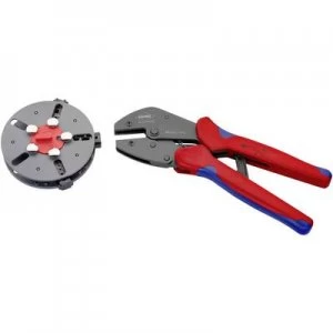 Knipex MULTICRIMP 97 33 01 Crimper Non-insulated open end connectors, Insulated cable lugs/butt connectors, Ferrules Incl. spare magazine