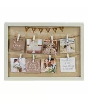 Love Story Mr & Mrs Peg Collage Frame