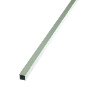 Wickes 10mm Multi Purpose Square Tube - Aluminium 1m