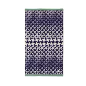 Ted Baker Houndstooth Geo Hand Towel, Navy