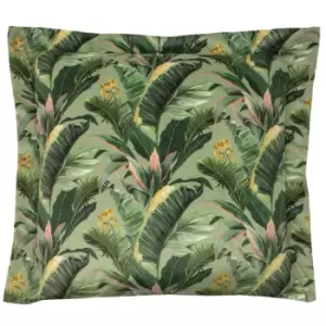 Manyara Leaves Square Cushion Multicolour, Multicolour / 50 x 50cm / Polyester Filled