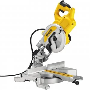 DEWALT DWS777 XPS Sliding Compound Mitre Saw 216mm 240v