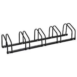 HOMCOM Bike Parking Rack, 130Lx33Wx27H cm, Steel-Black