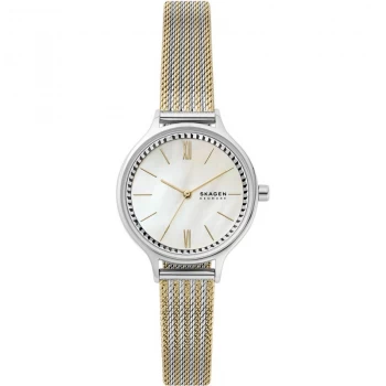 Skagen Pearl And Gold 'Anita' Classical Watch - Skw2908 - multicoloured