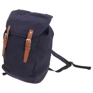 Quadra Vintage Rucksack / Backpack (One Size) (French Navy)