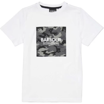 Barbour International Boys Harley T-Shirt - White