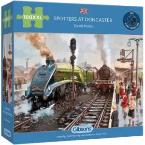 Spotters at Doncaster Jigsaw Puzzle - 100 Extra Large Pieces