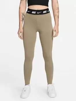 Nike NSW Club Leggings - Olive, Olive Size XS Women