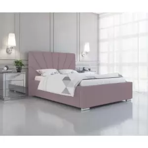 Envisage Trade - Khuduro Upholstered Beds - Plush Velvet, Super King Size Frame, Pink - Pink