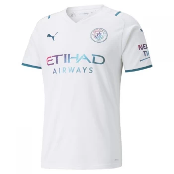 Puma Manchester City Away Shirt 2021 2022 - White