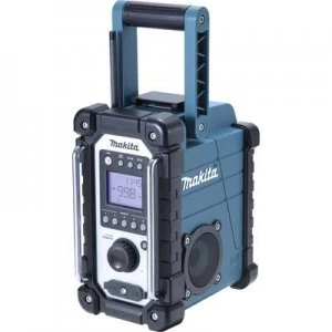 Makita DMR107 Workplace radio FM, AM AUX splashproof Green, Black