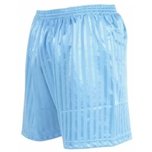 Precision Striped Continental Football Shorts 34-36" Sky Blue