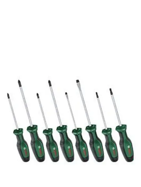 Bosch 8 Piece Screwdriver Set