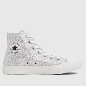 Converse Silver Wabi Sabi Hi Trainers