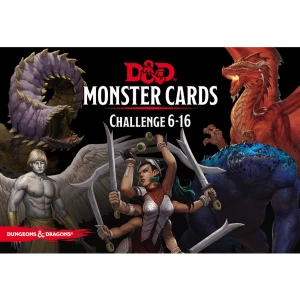 D&D Monster Cards Challenge 6-16