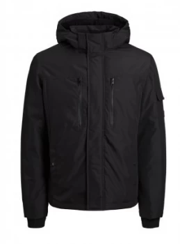 JACK & JONES Junior Black Parka - 13-14 years